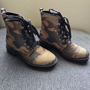 Kendall & Kylie Camouflage Combat Boots